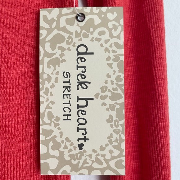 NWT - Burnt Orange Derek Heart Long-Sleeved Shirt - Picture 6 of 8